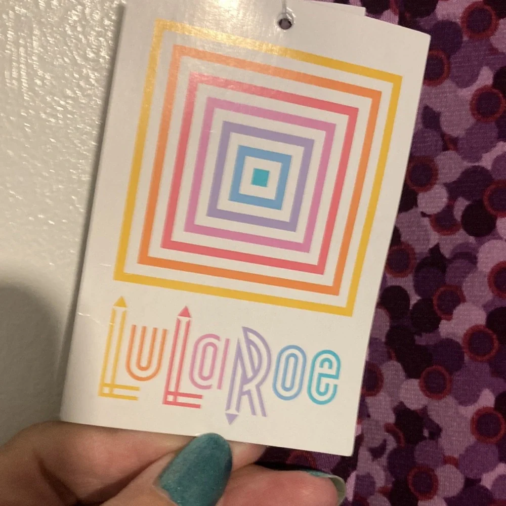 Lularoe Purple Skirt NWT - Picture 4 of 4